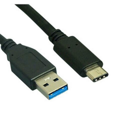 CABLE WHOLESALE 10GB 3 ft. A Male to Type C Male Cable USB 3.0 Cables 10U3-32003